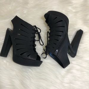 Black Platform Heels